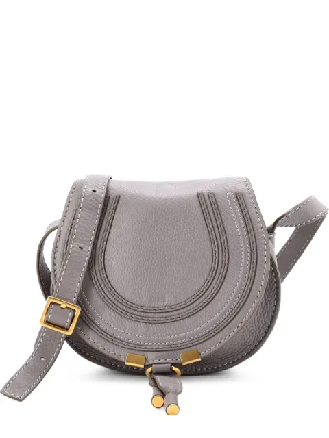 Chloé Pre-Owned Marcie Leather Small crossbody bag Grey 4PHZA95VUG4MHVT4