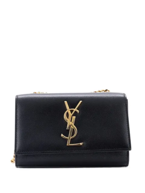 Saint Laurent Pre-Owned Classic Monogram Grainy Leather Small crossbody bag Black 2BO60KXNK8JXU6B5