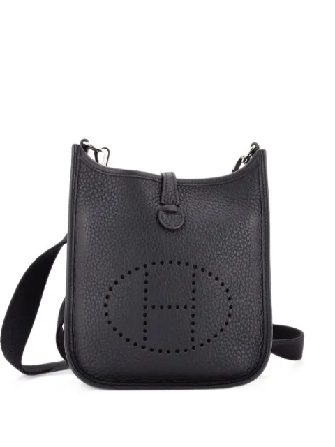 Hermès Pre-Owned Evelyne Bag Gen III Clemence TPM crossbody bag Black S17LVF2RXVMKBZ7L