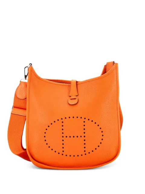 Hermès Pre-Owned Evelyne Bag Gen III Clemence PM crossbody bag Orange QK55G0HT0NP5T1O8