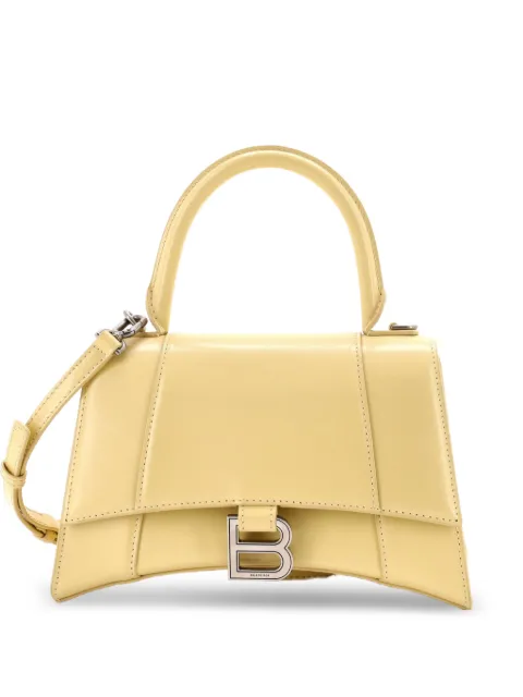 Balenciaga Pre-Owned Hourglass Top Handle Bag Leather Small satchel Yellow 9MEL34RQIRIQPHLM