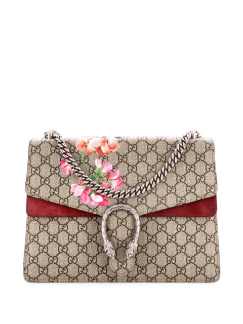 Gucci Pre-Owned Dionysus Bag Blooms Print GG Coated Canvas Medium shoulder bag Brown CE9TCL6MJ5GE4X3K