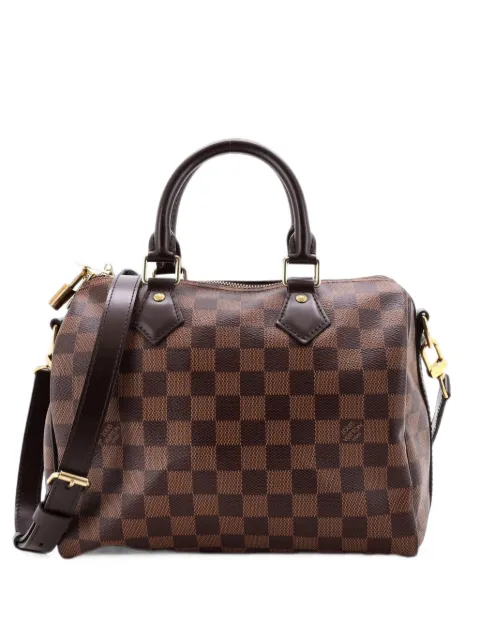 Louis Vuitton Pre-Owned Speedy Bandouliere Bag Damier 25 satchel Brown CQ1GCSH2I5GIFVLW