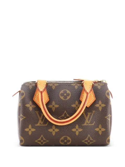 Louis Vuitton Pre-Owned Speedy Mini HL Handbag Monogram Canvas satchel Brown 98P7Q86SCCN4YPPA