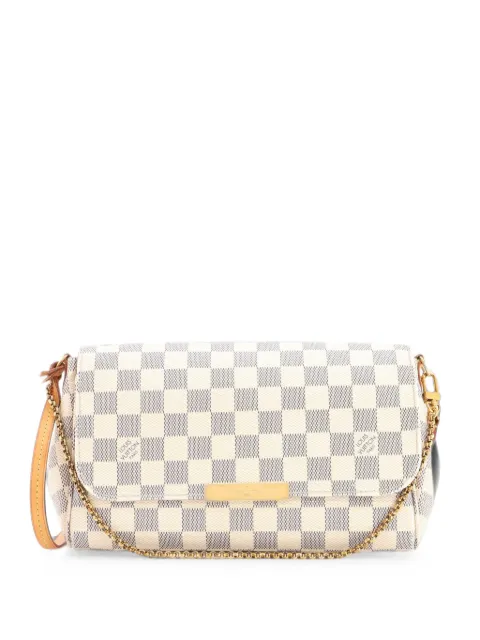 Louis Vuitton Pre-Owned Favorite Handbag Damier MM crossbody bag White 4HH0TPJUZDVPT05D