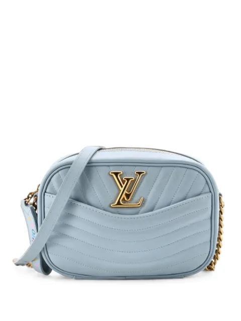 Louis Vuitton Pre-Owned New Wave Camera Bag Quilted Leather crossbody bag Blue 0DH2CS4MLJHD6A1W
