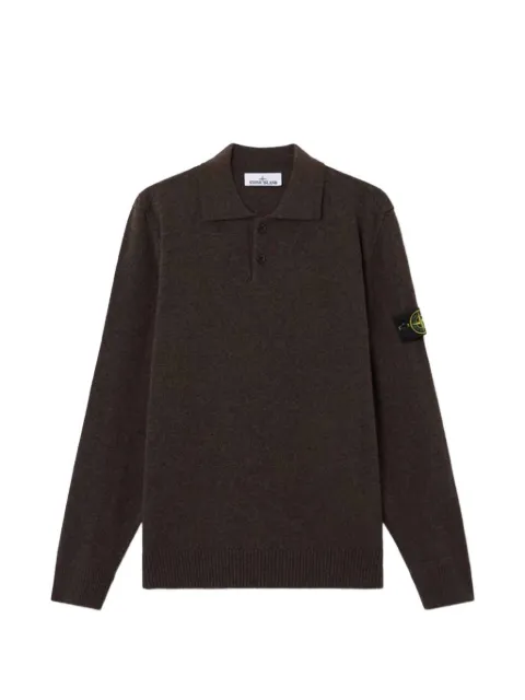 Stone Island 5100018 light RWS Geelong wool jumper Brown L2S155100018S00B4S00B4