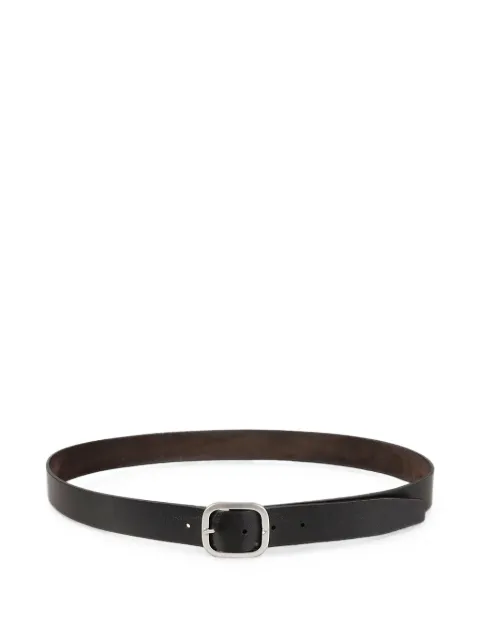 Orciani buckle-fastening leather belt Black U08417
