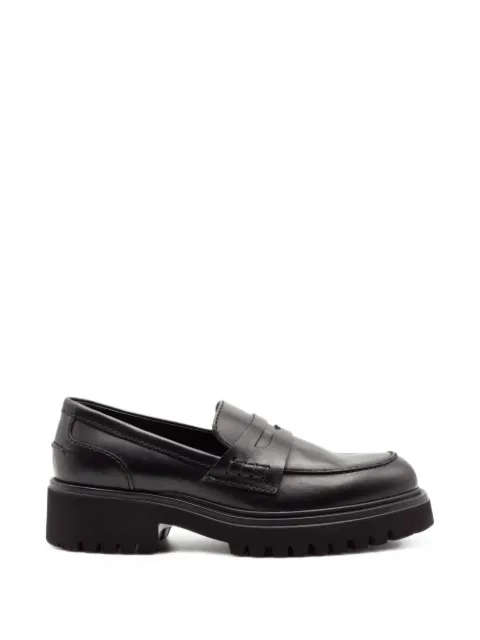 GUGLIELMO ROTTA lug-sole platform loafers Black 24320005BLACK