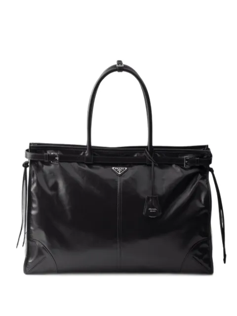Prada Prada Bonnie leather tote bag Black 2VG128VOOP2CYR