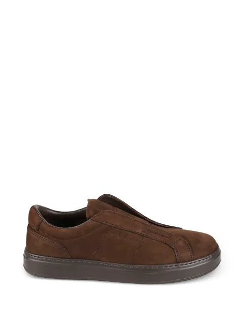 Hogan slip-on panelled sneakers Brown HXM6680FW606RN