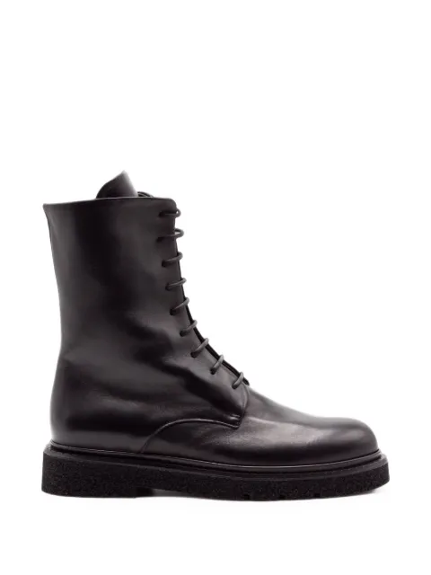 GUGLIELMO ROTTA lace-up lug-sole boots Black 88250002BLACK