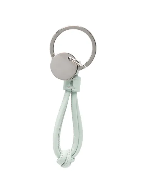 Jil Sander Knot Loop leather keyring Green J66VL0013P7337