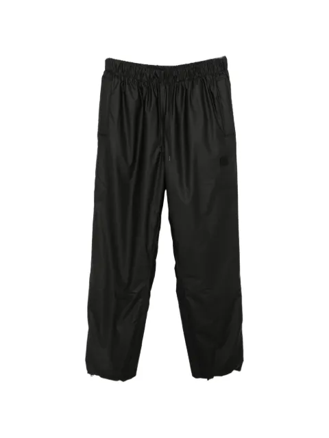 Rains drawstring elasticated-waist trousers Black 17110