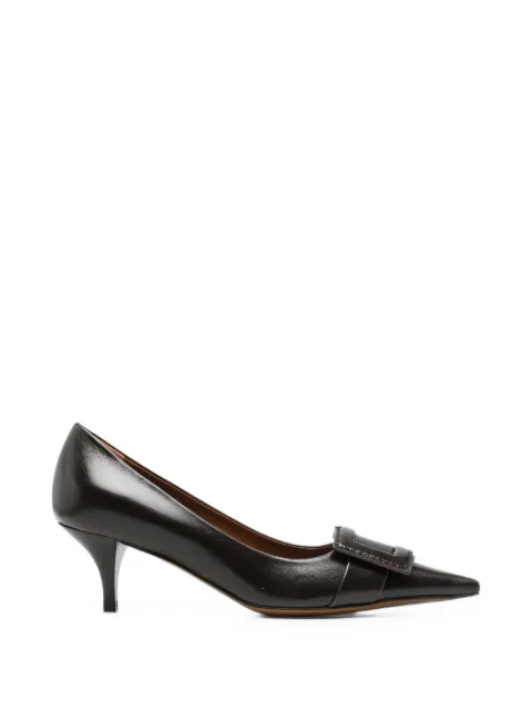 Roberto Festa buckle-detail pointed-toe pumps Brown DOLYNMORO
