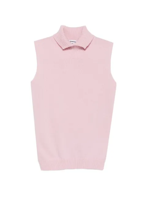 Jil Sander high-neck split-collar gilet Pink J02FB0141J14870