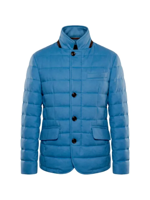 Moorer padded wool jacket Blue ZAYNIL1