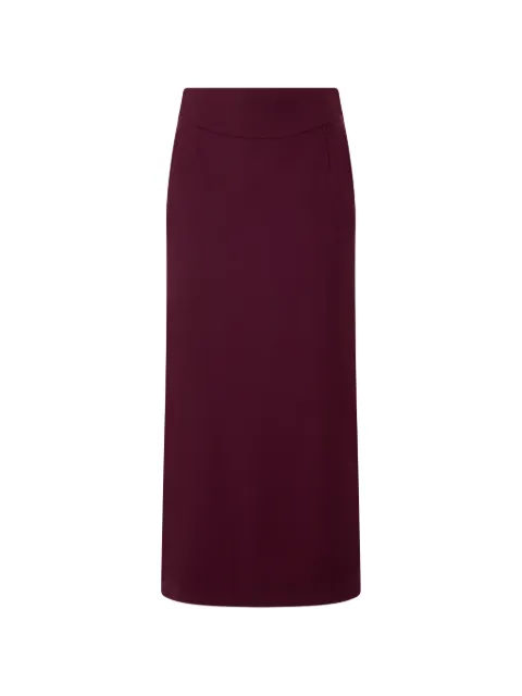 Alberta Ferretti high-waisted midi skirt Red A01015123