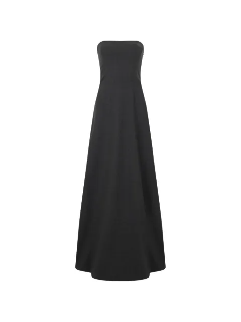 Alberta Ferretti strapless maxi dress Grey A04345123