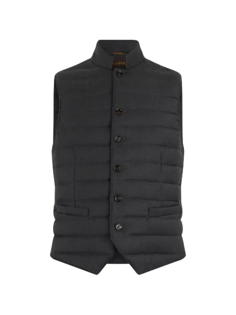 Moorer Sidney padded vest Grey SIDNEYL