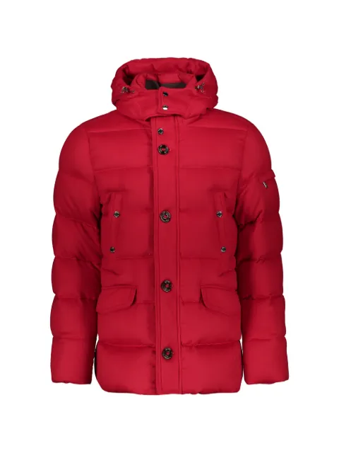 Moorer padded hooded jacket Red COLINILW