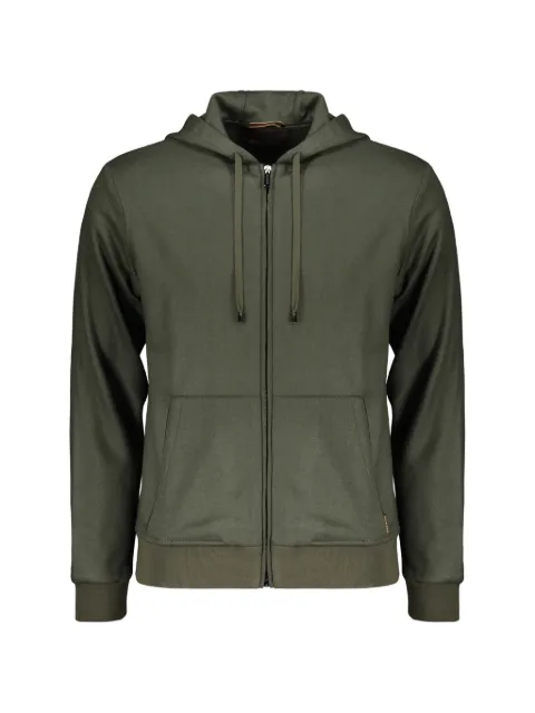 Moorer Matthew zip-up hoodie Green MATTHEWFELPAJT