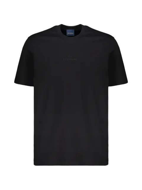 Paul & Shark logo-embroidered round-neck T-shirt Black 16311601