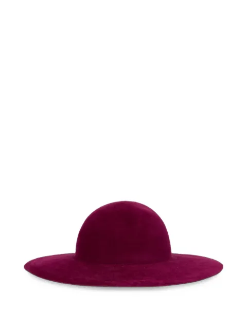 Alberta Ferretti wide-brim tall-crown hat Purple A36015194