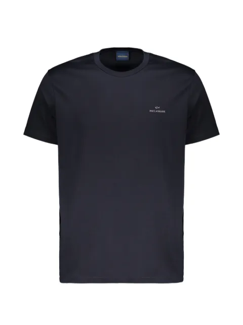 Paul & Shark logo-print crew-neck T-shirt Blue 16311602
