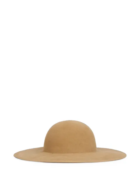 Alberta Ferretti wide-brimmed hat Neutrals A36015194