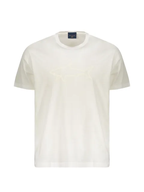Paul & Shark logo-print short-sleeve T-shirt White 16311618