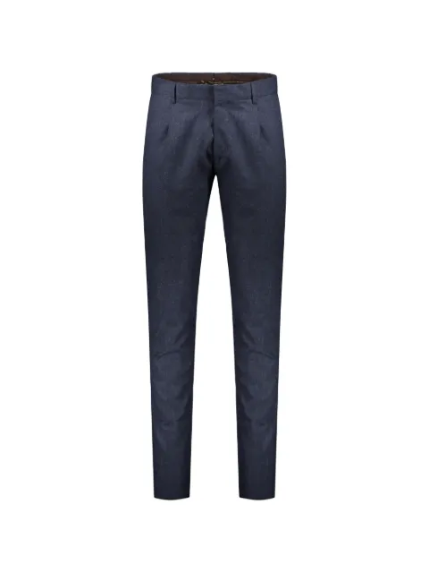 Moorer Montale-FSR slim-fit tailored trousers Blue MONTALEFSR