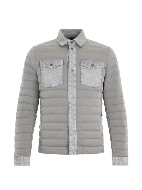 Moorer Crespi padded shirt jacket Grey CRESPI108RE