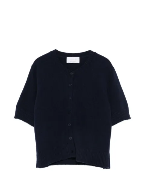 Daniele Fiesoli short-sleeve knitted cardigan Blue 7061