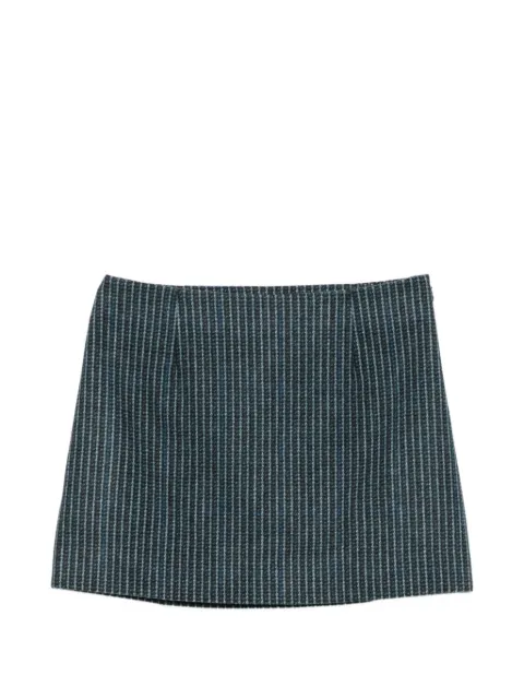 Stella Nova check-pattern A-line mini skirt Blue HO635614