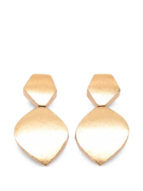 Monies Amia geometric wood earrings Gold 8332WDG0