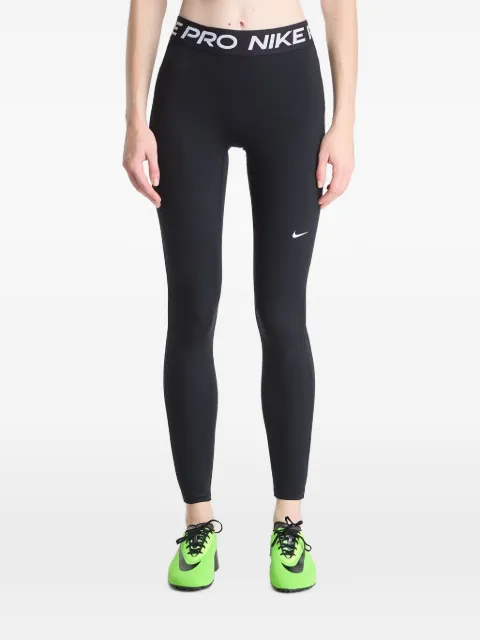 Nike Pro logo-waistband leggings Black IQ0886