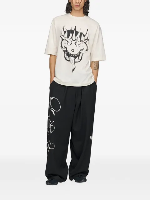 Y-3 Chito graphic-print T-shirt Neutrals KU2249