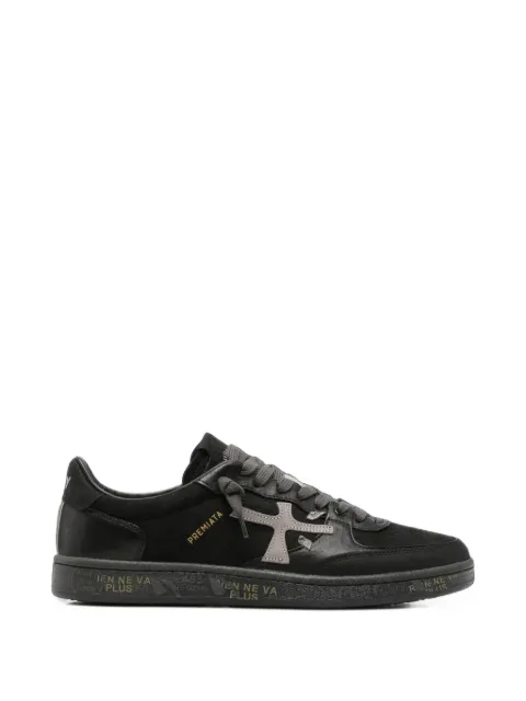 Premiata Bskt Clay 8713 logo-patch sneakers Black BSKTCLAY8439