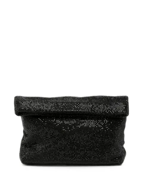 TWENTY FOURHAITCH mini Varadero crystal-embellished clutch bag Black BAG0005362A