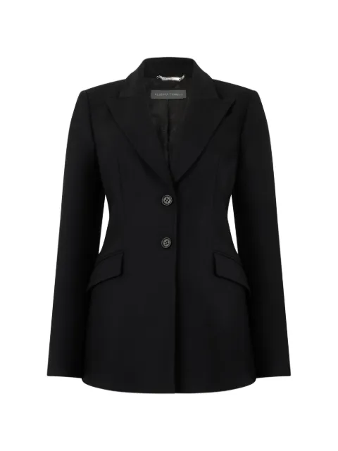 Alberta Ferretti tailored-cut single-breasted blazer Black C05055123