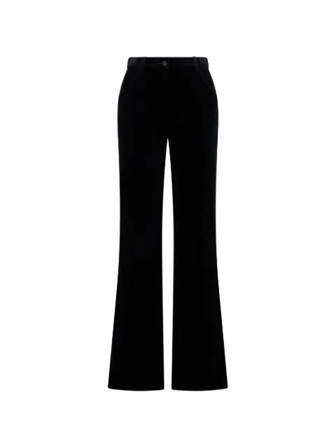 Alberta Ferretti high-waisted flared trousers Black A03065135