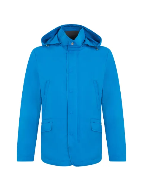 Moorer Moss-Skt hooded zip-up jacket Blue MOSSSKT