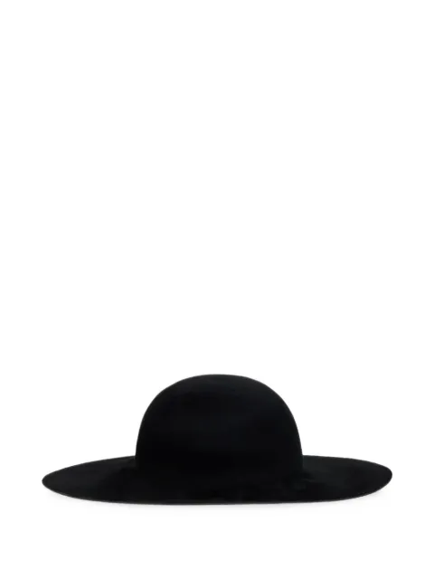 Alberta Ferretti wide-brim flat hat Black A36015194
