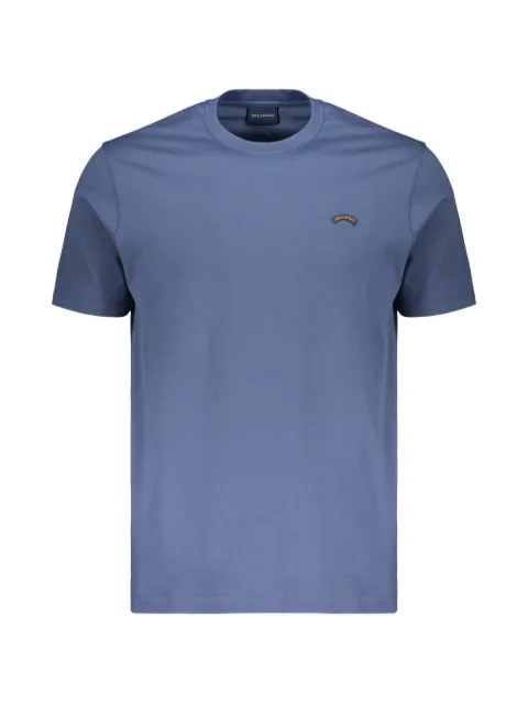 Paul & Shark logo-patch crew-neck T-shirt Blue 16311648