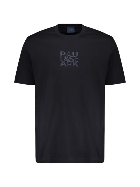 Paul & Shark logo-embroidered short-sleeve T-shirt Black 16311625