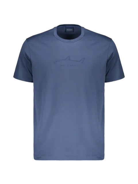 Paul & Shark logo-embroidered T-shirt Blue 16311617
