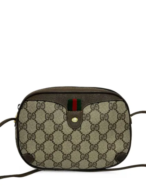 Gucci Pre-Owned 20th Century GG Supreme Web Sherry shoulder bag Neutrals BLW2CCS555SMOTIE