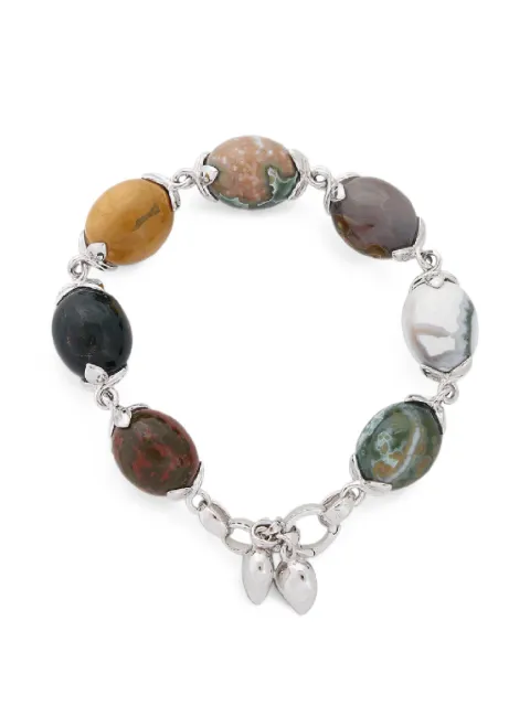TAMARA COMOLLI Ocean Jasper Coconut link bracelet Silver BCOLLVOJWG