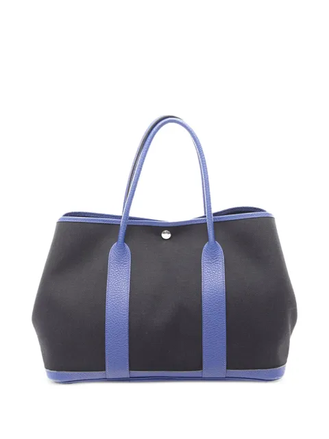 Hermès Pre-Owned 2018 Toile and Negonda Garden Party 36 tote bag Black CONETLAVQPJTZ84L